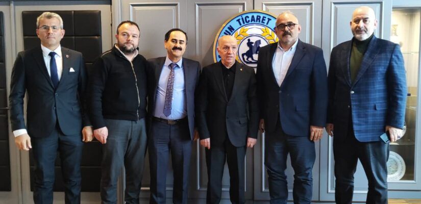 Derneğimizden Samsun Ticaret Borsası Başkanı Sinan Çakır’a Ziyaret