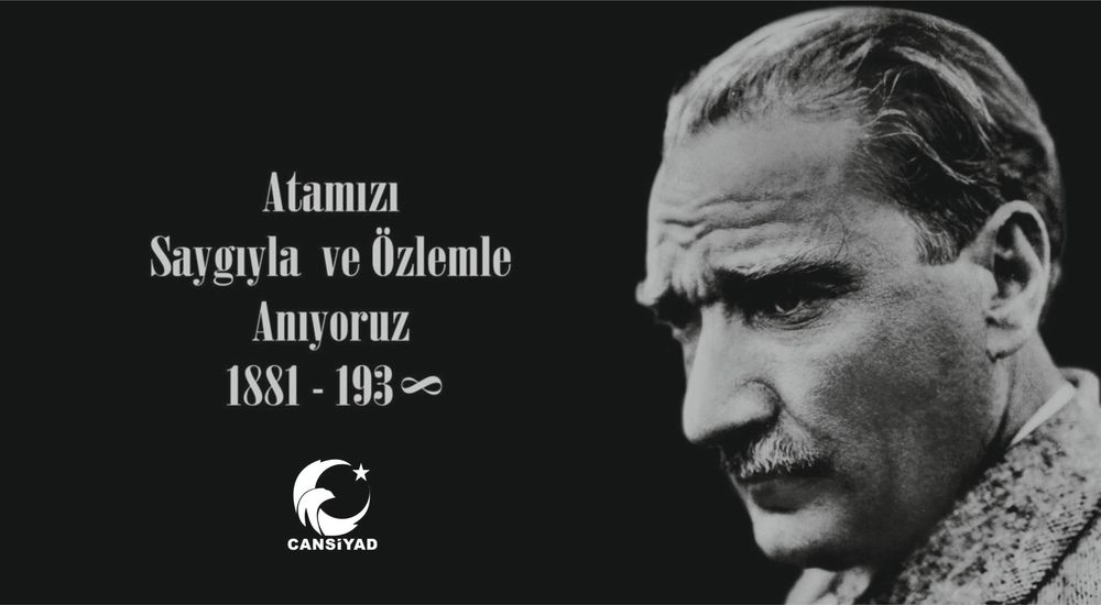 Gazi Mustafa Kemal Atatürk’ü, ebediyete intikalinin yıldönümünde sonsuz saygı, minnet ve özlemle anıyoruz.